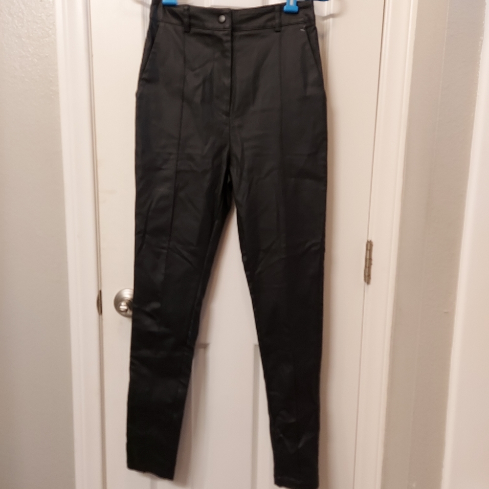 Asilio faux leather pants nwt